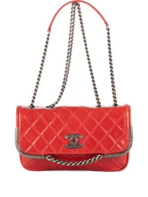CHANEL Pre-Owned 2020 チェーンウォレット | レッド | FARFETCH JP