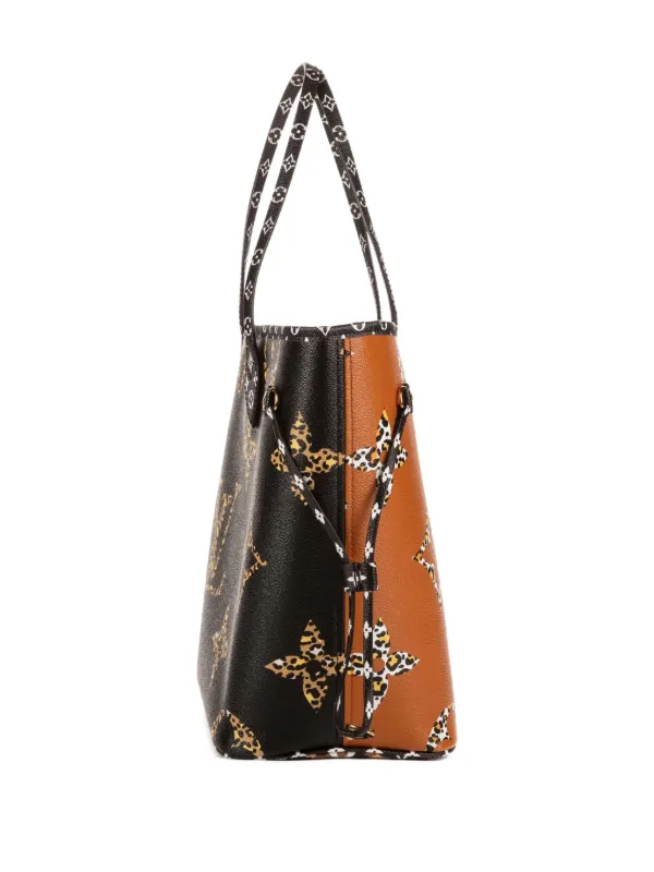 Louis Vuitton Pre-Owned Monogram leopard-print Tote Bag | Black