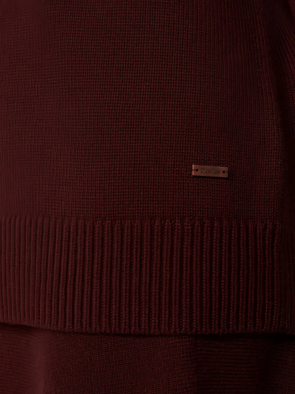 Max Mara Chest-pocket Hoodie In Red