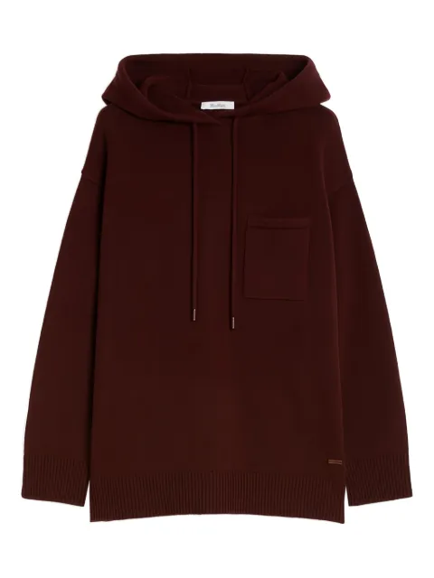 Max Mara hoodie à poche poitrine