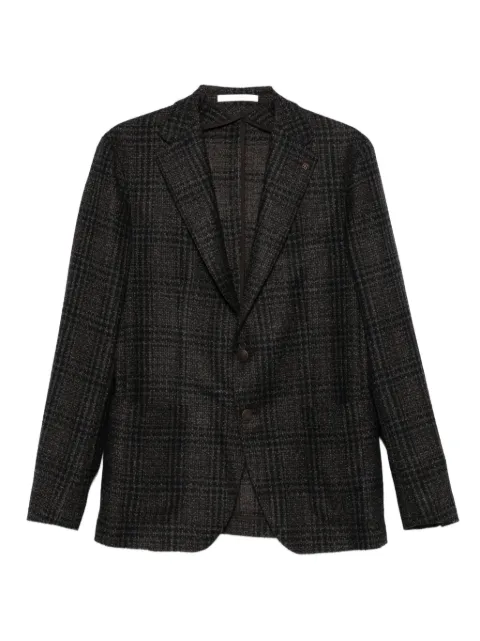 Tagliatore checked wool-blend blazer