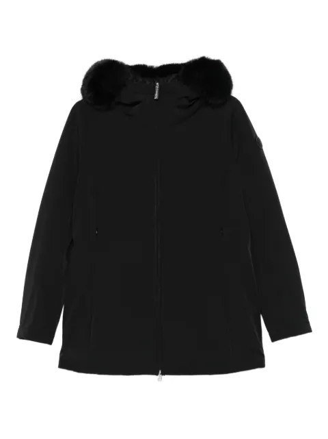 Colmar faux fur-trimmed hooded coat