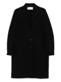 Harris Wharf London button-front wool coat - Black
