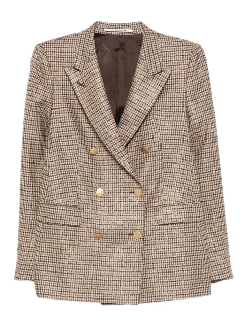 Tagliatore houndstooth double-breasted blazer