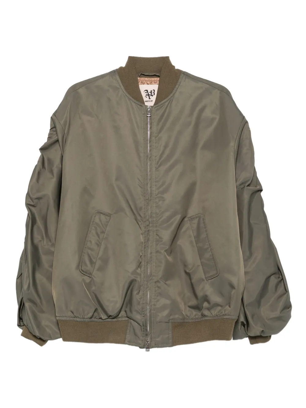 Aniye By zip-up bomber jacket | Green | Image 1