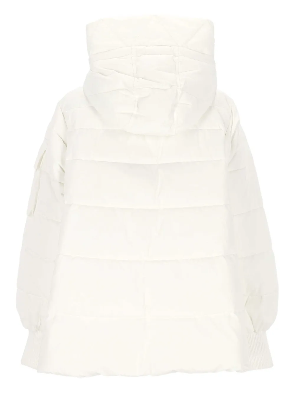 PINKO hooded quilted jacket - ホワイト PINKO hooded quilted jacket - ホワイト