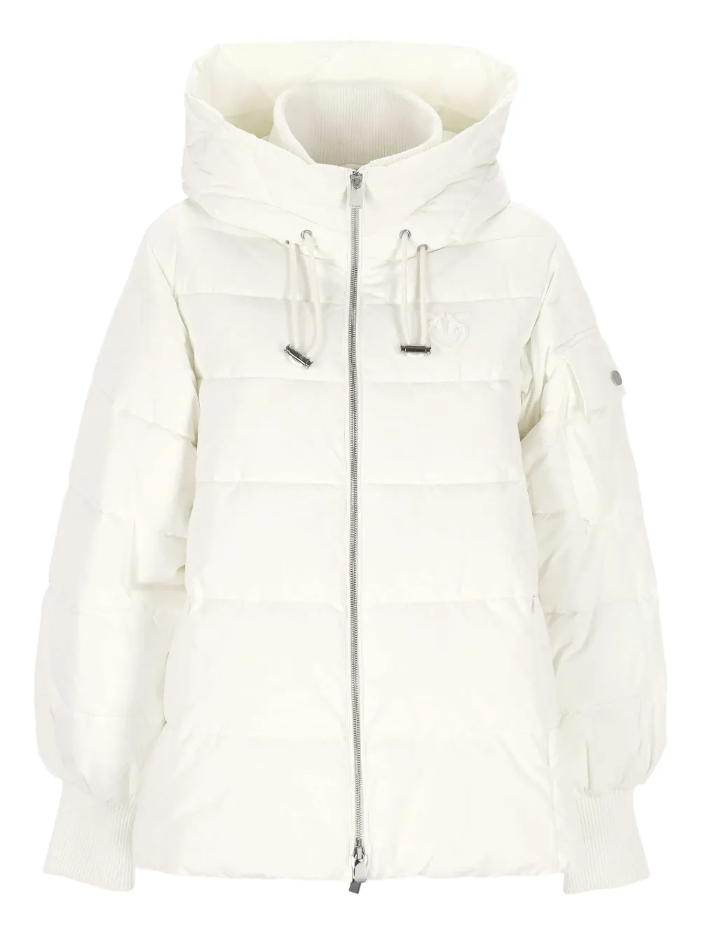PINKO hooded quilted jacket | White | Image 1
