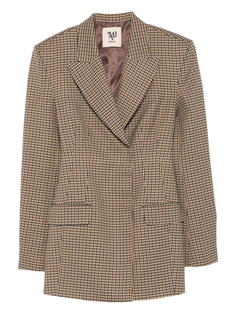 Aniye By notched-lapel blazer | Brown | Image 1