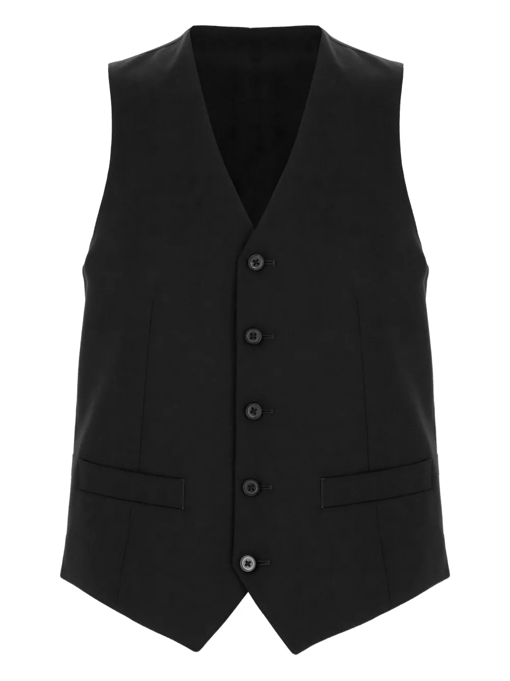 Corneliani chaleco con botones | negro | Image 1