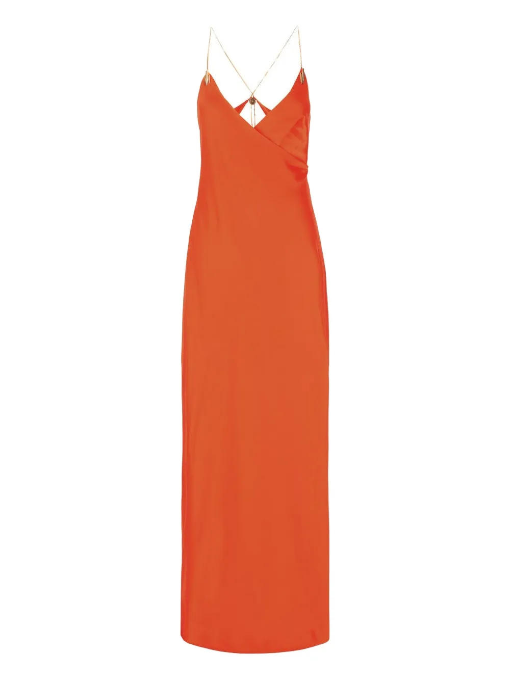 Danamé Maddy chain-strap maxi dress | Orange | Image 1