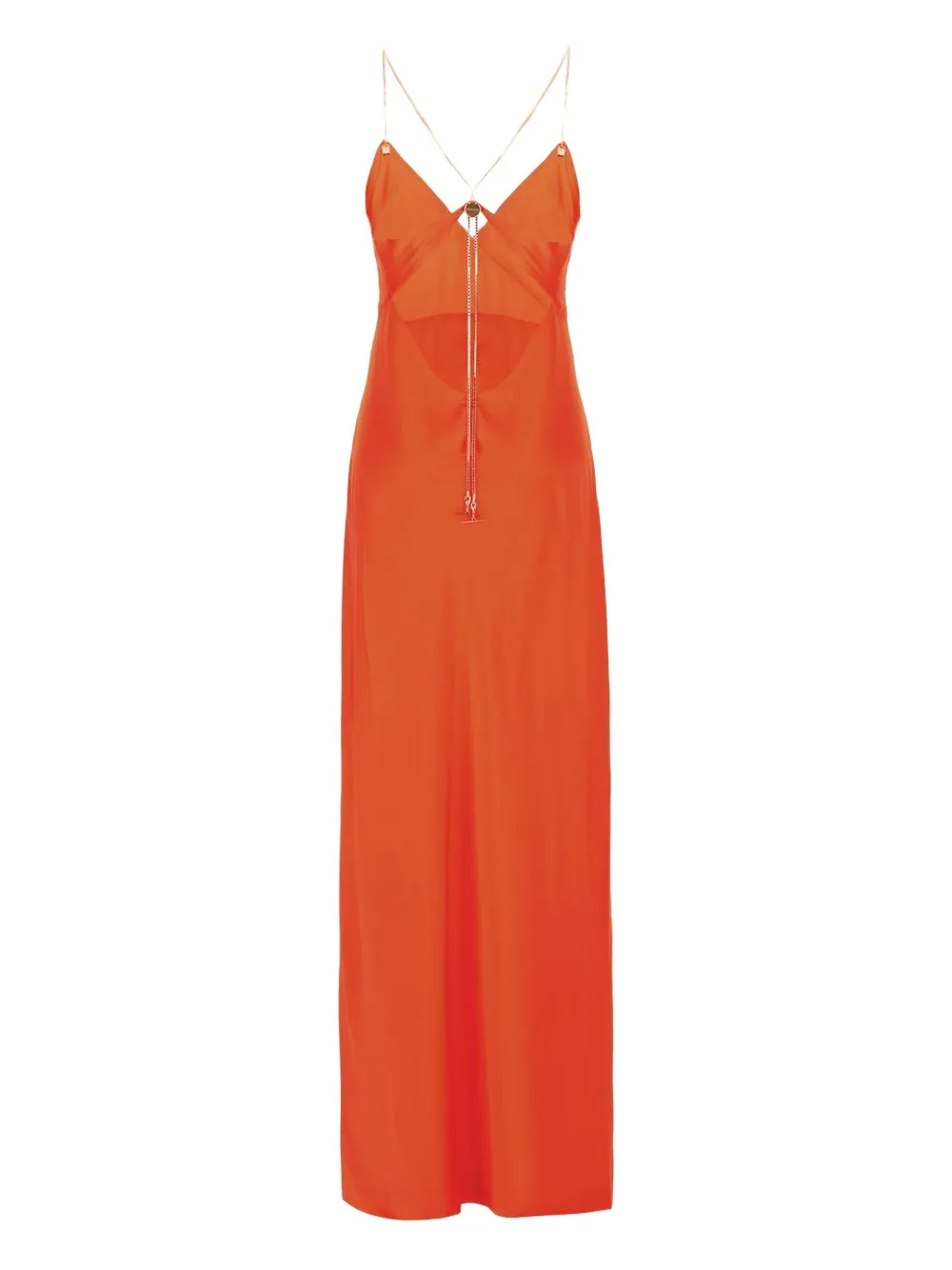 Danamé Maddy chain-strap maxi dress - Oranje