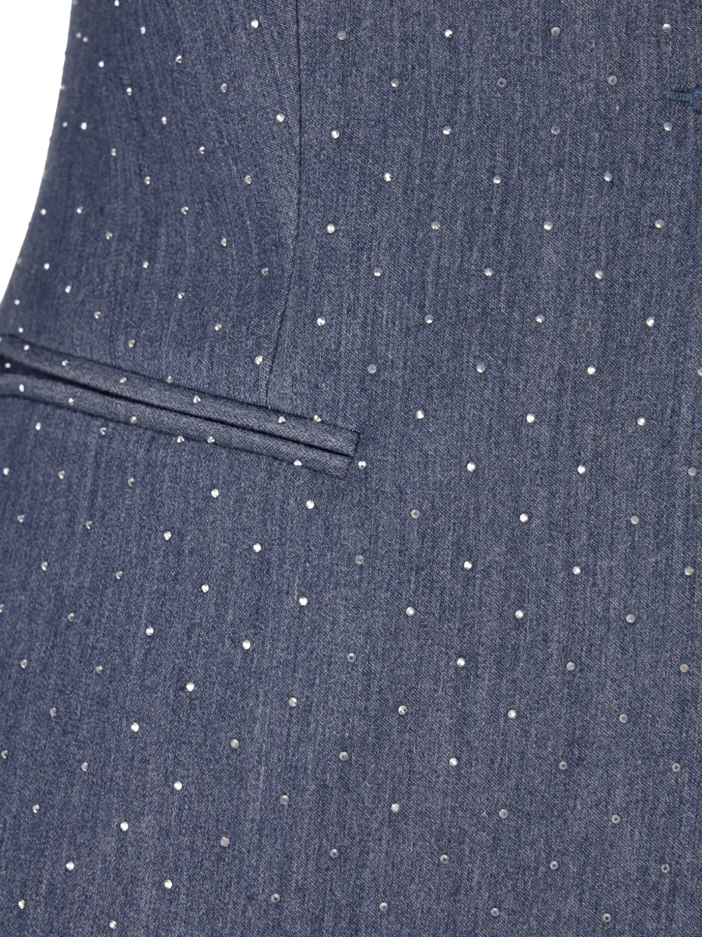 Post Scriptum Polka Dot Blazer In Blue