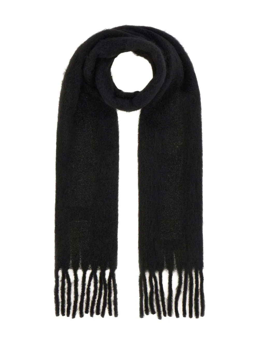 Marni fringed-edge scarf | Black | Image 1