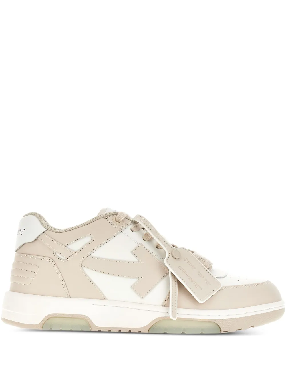 Off-White Out Of Office leather panel sneakers Neutrals