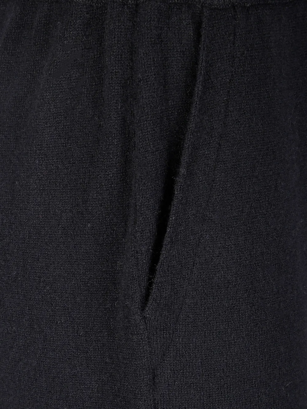 Lisa Yang Soft Cashmere Pants With High Waistband And Straight Legs In Black