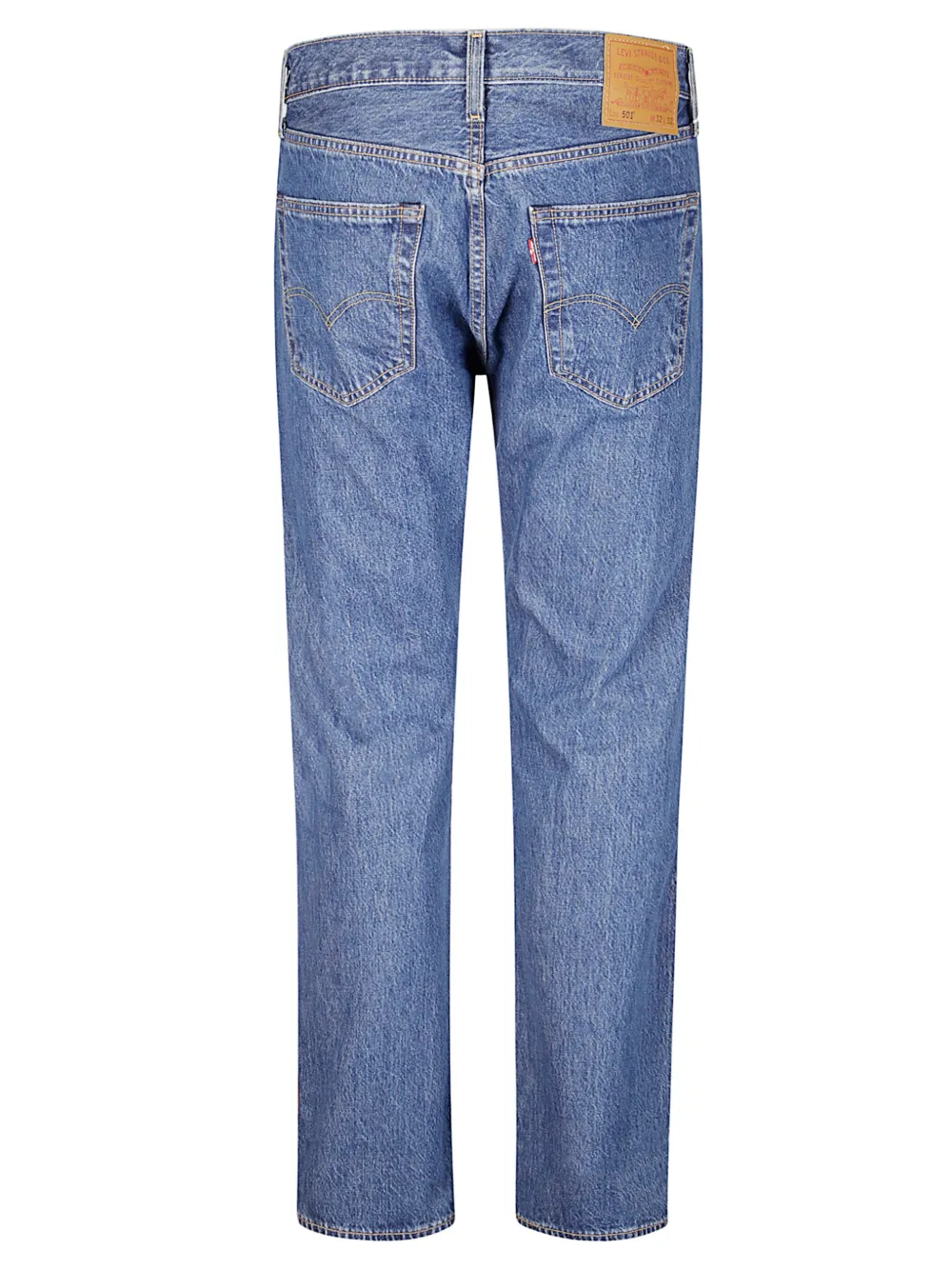 Levi's 501 buttoned straight-leg jeans - Blauw