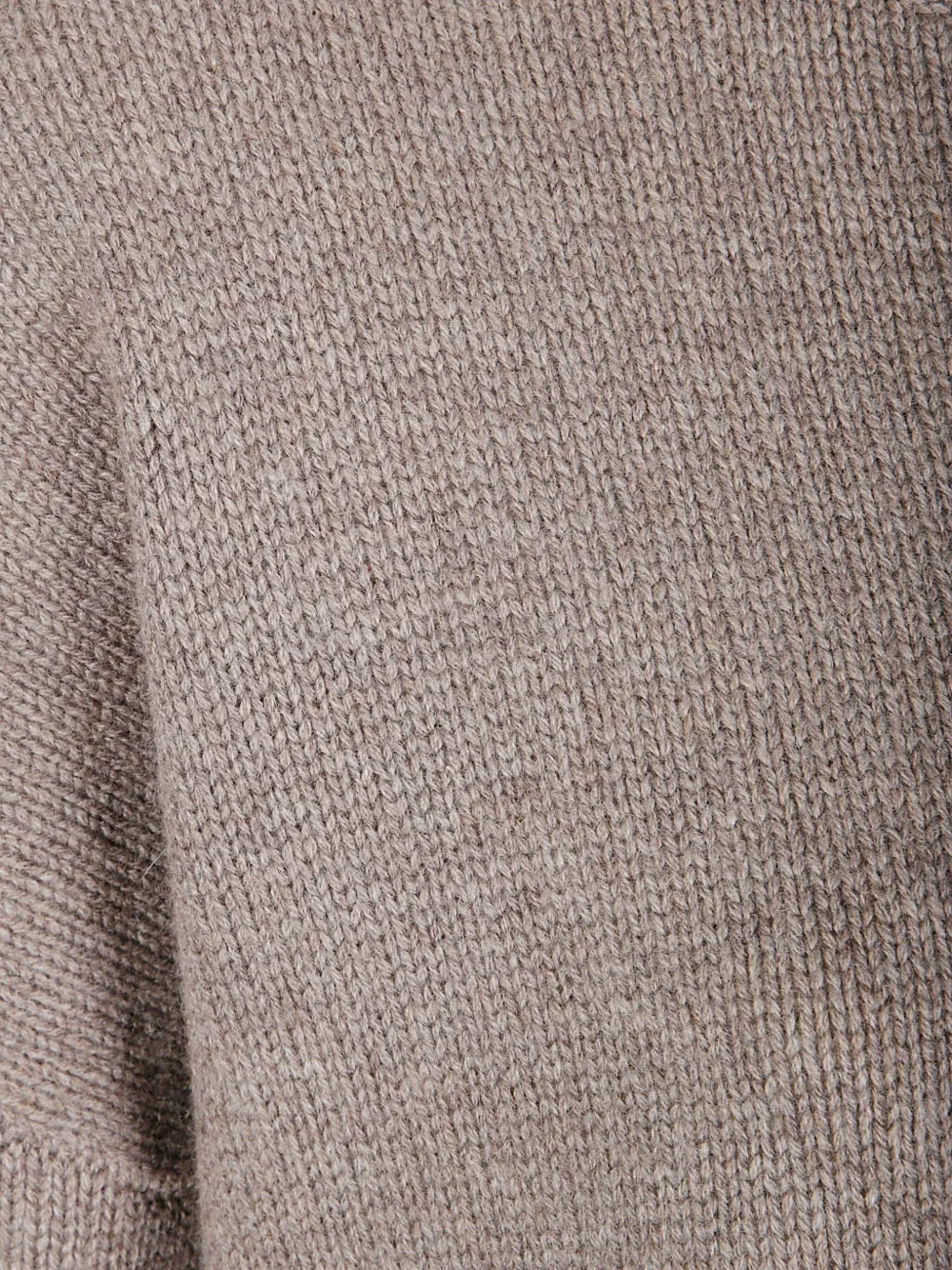Lisa Yang Cashmere Knit Sweater With Contrast Trim And Oversized Fit In Gray