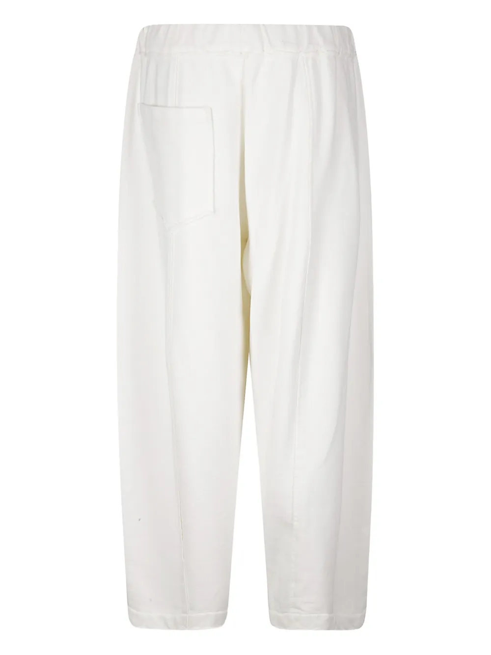 Cini pocket-detail cotton trousers - Wit