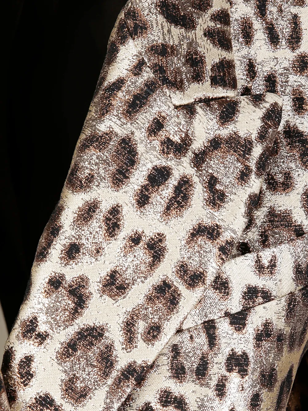 P.a.r.o.s.h Leopard-print Double-breasted Blazer In Multi
