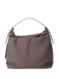 Studio Nicholson Transit leather-trimmed shoulder bag - Brown