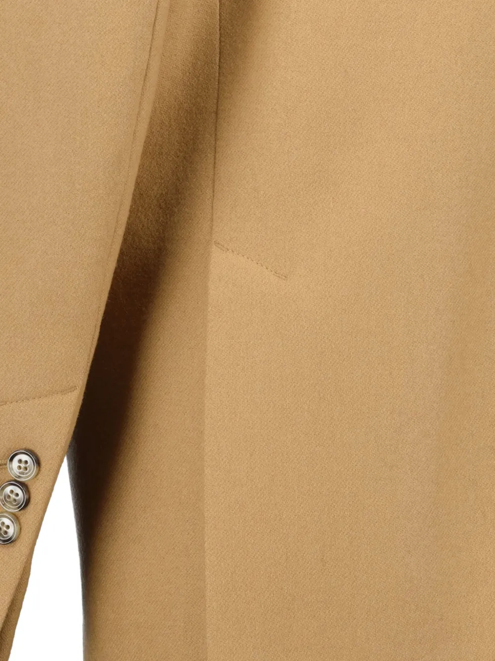 AMI Paris Blazer met enkele rij knopen Beige
