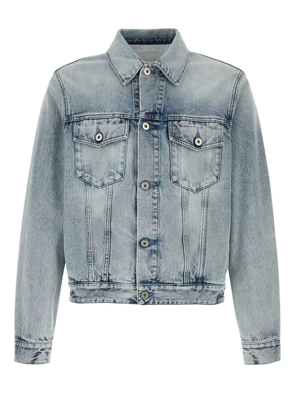 Jil Sander cotton denim jacket - ブルー Jil Sander cotton denim jacket - ブルー