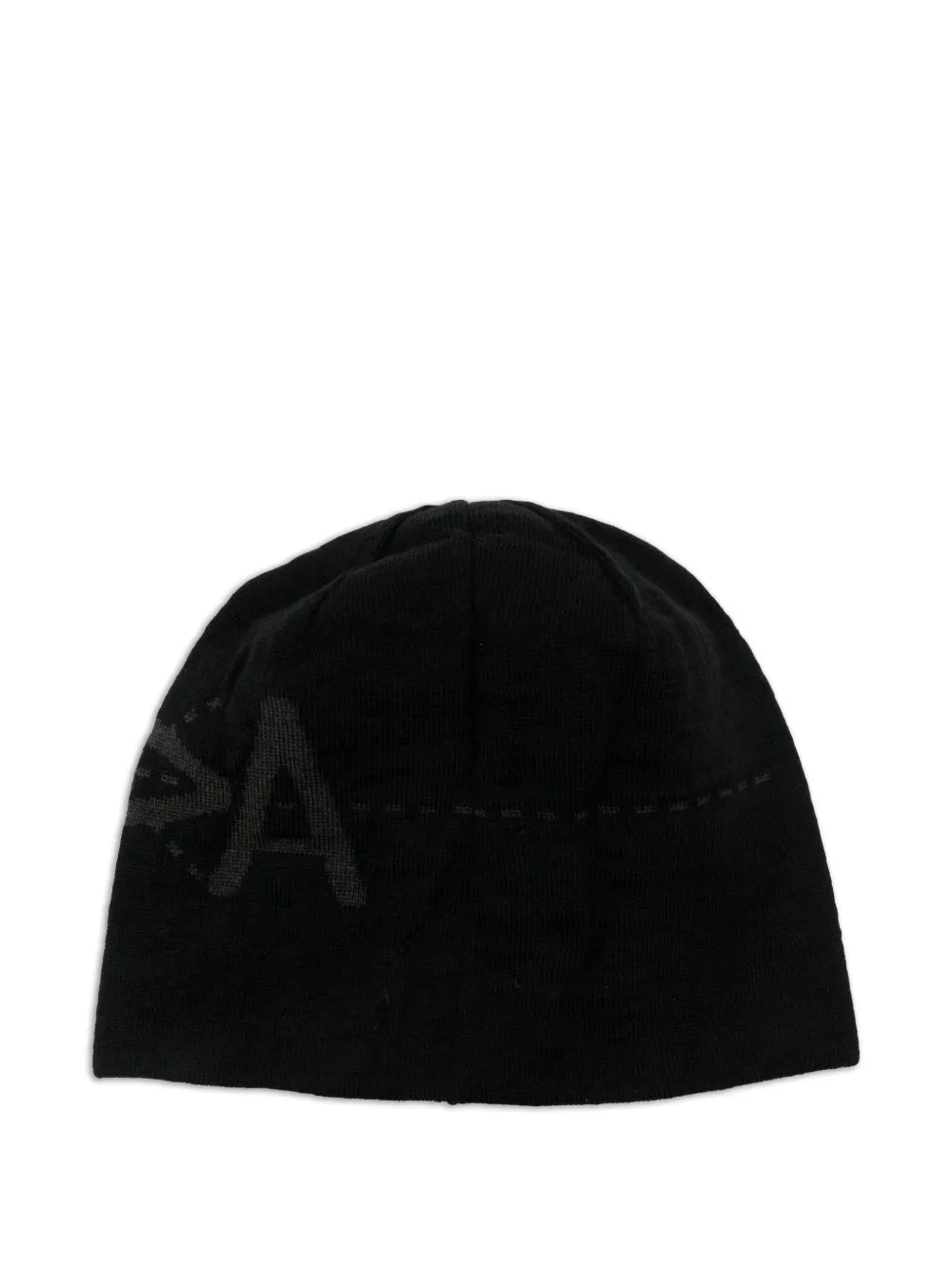 Roa Logo-detail Beanie In Black