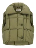 Ienki Ienki Cozy Cloud quilted pillow-collar vest - Green