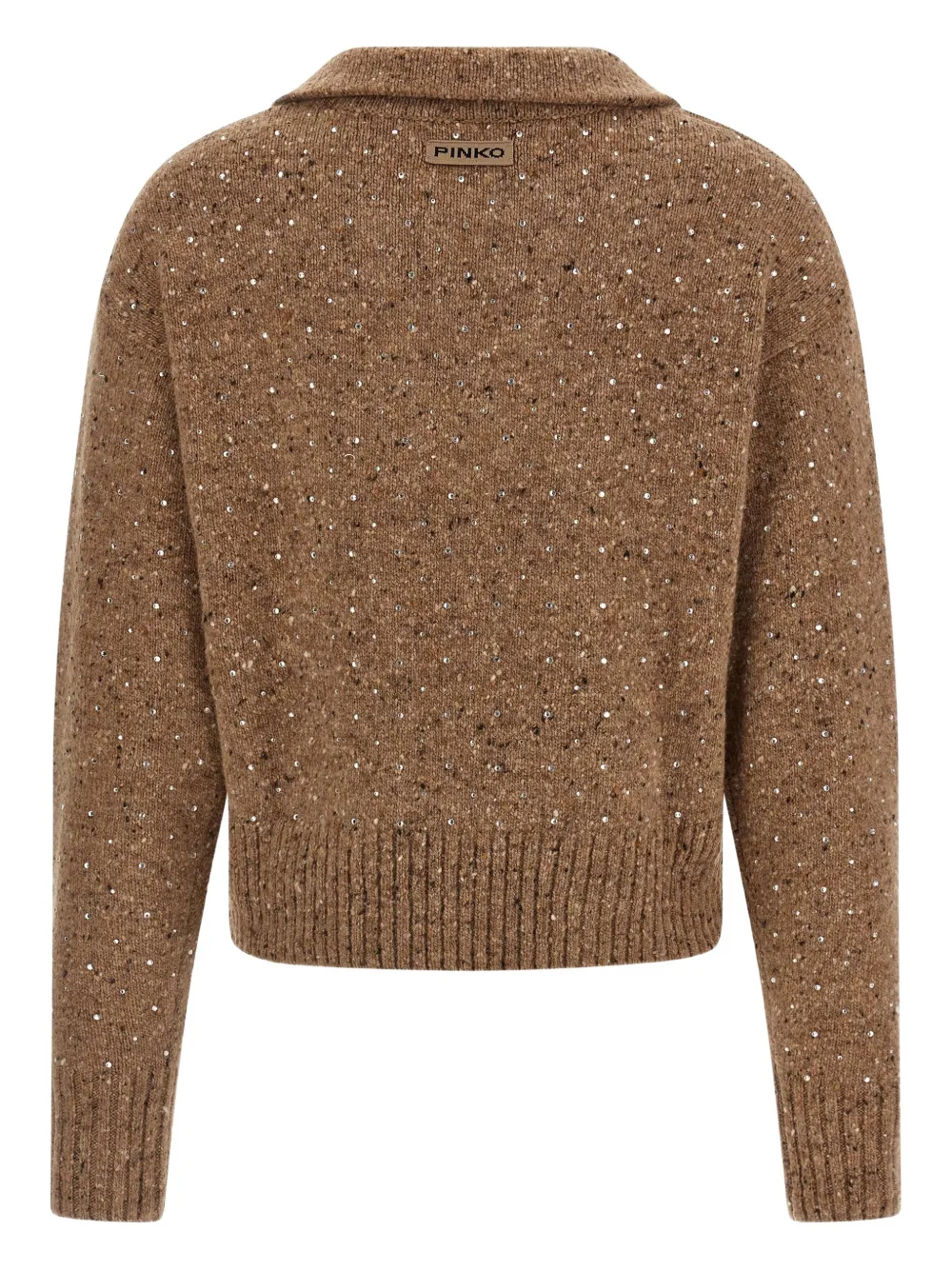 PINKO Nibani rhinestone-embellished sweater | Knitted Sweaters | Image 2