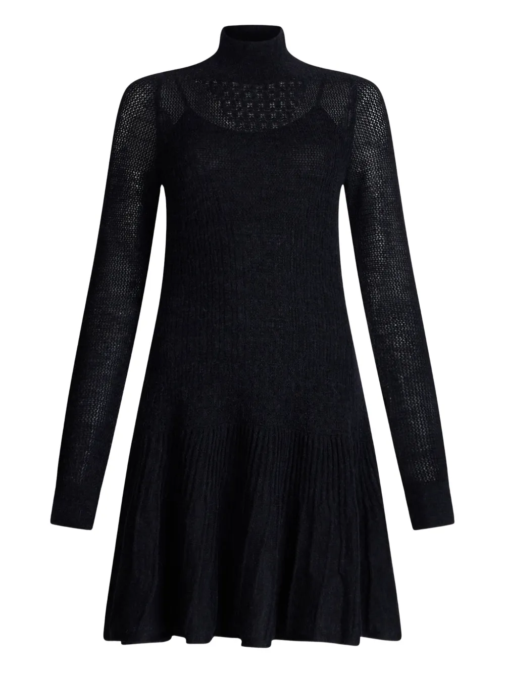 LIU JO Wool and alpaca dress | Black | Image 1