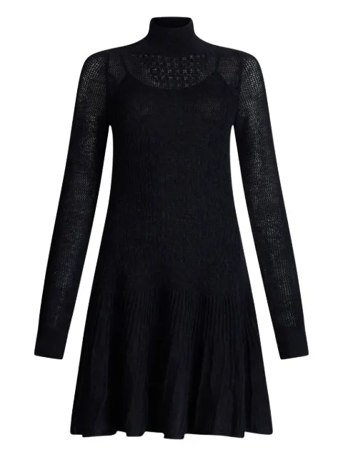 LIU JO vestido corto con cuello de tortuga