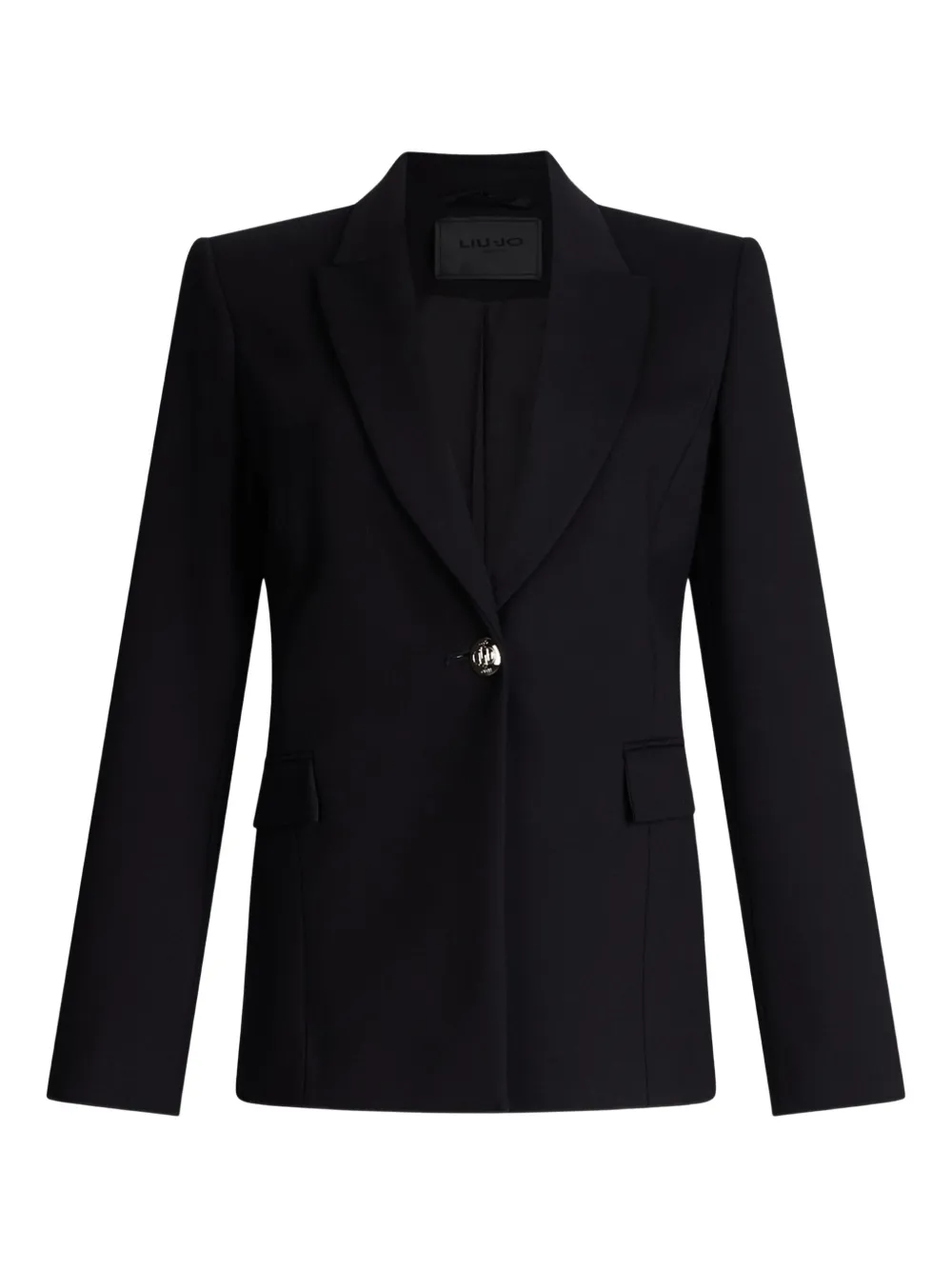 Liu •jo Blazer With Brooch Detail In Black