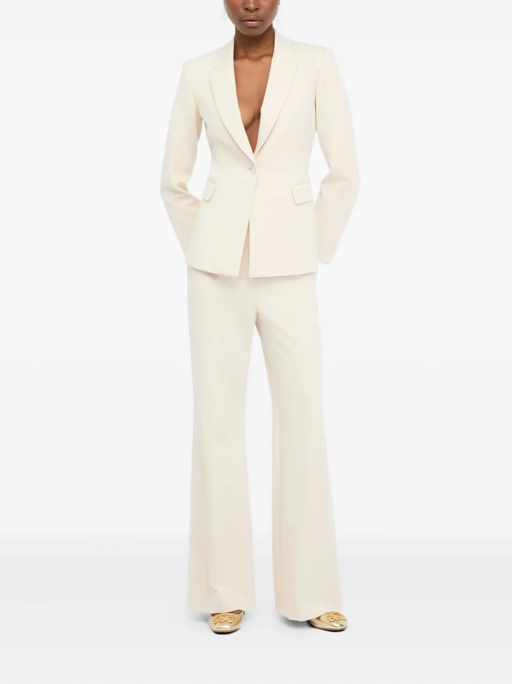 LIU JO Smart flared trousers - Wit