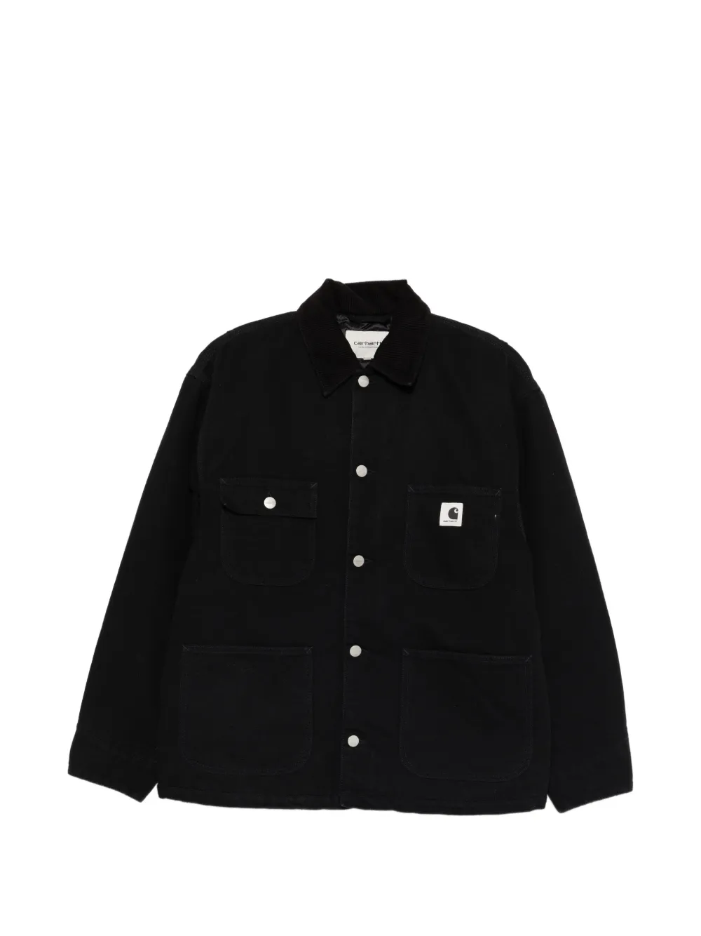 Carhartt WIP buttoned logo-patch jacket - Nero