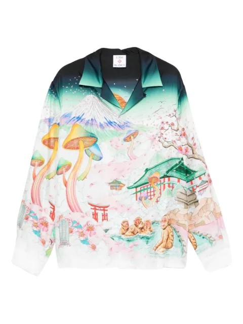 Casablanca camisa estampada