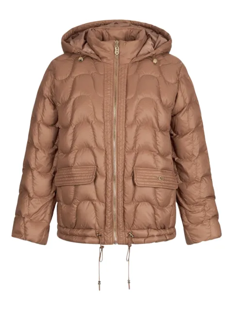 LIU JO quilted hooded jacket