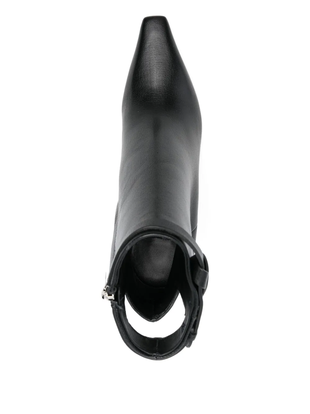 Jimmy Choo tie-detail pointed-toe boots Black
