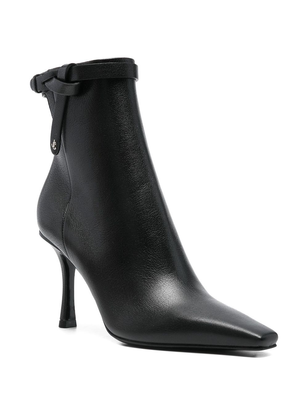 Jimmy Choo tie-detail pointed-toe boots Black