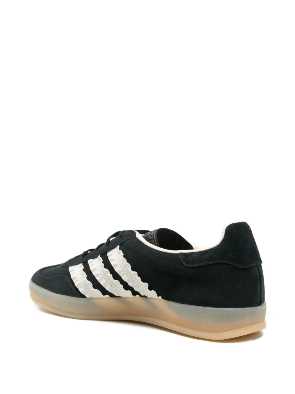 adidas Gazelle suede three-stripe sneakers Black