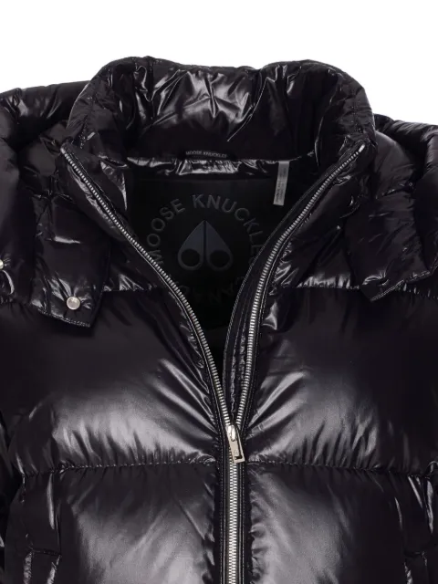 Moose Knuckles padded removable-hood jacket