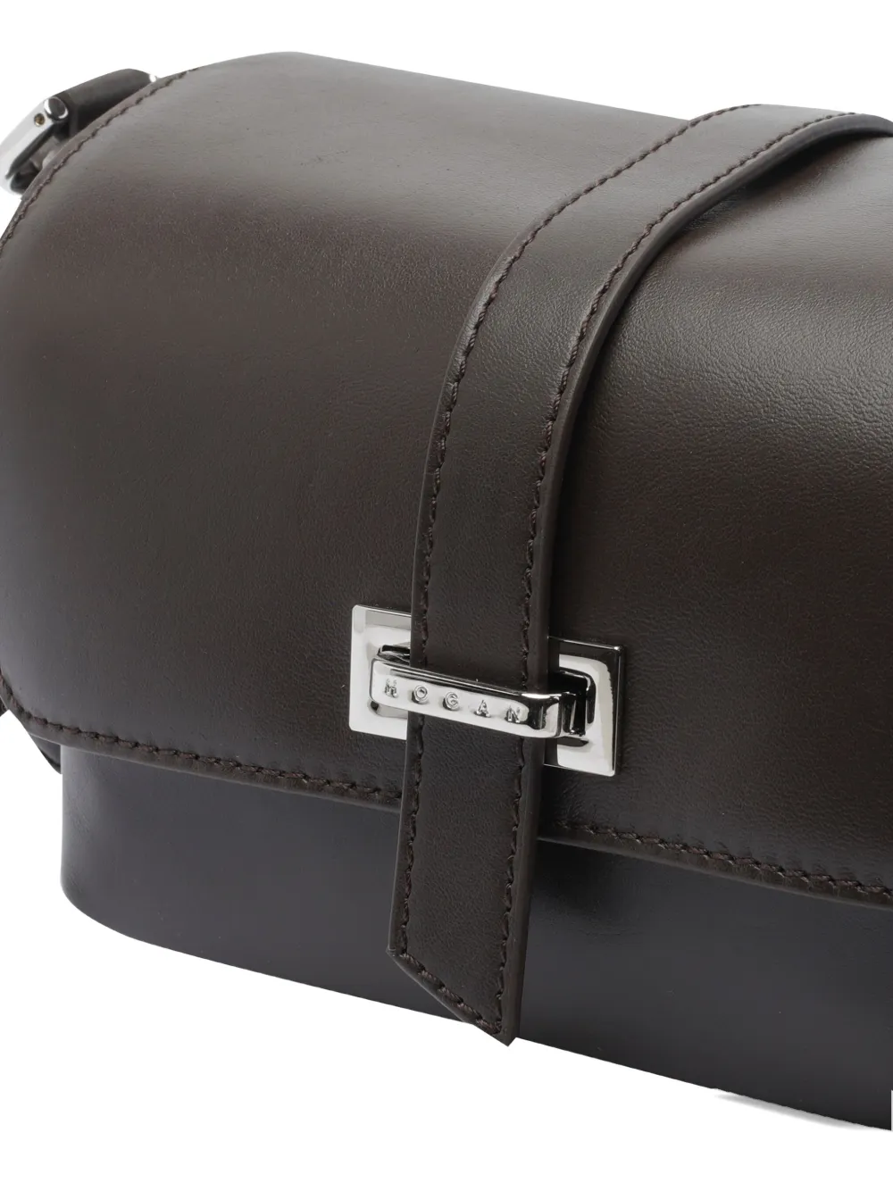 Hogan flap pocket shoulder bag - Bruin