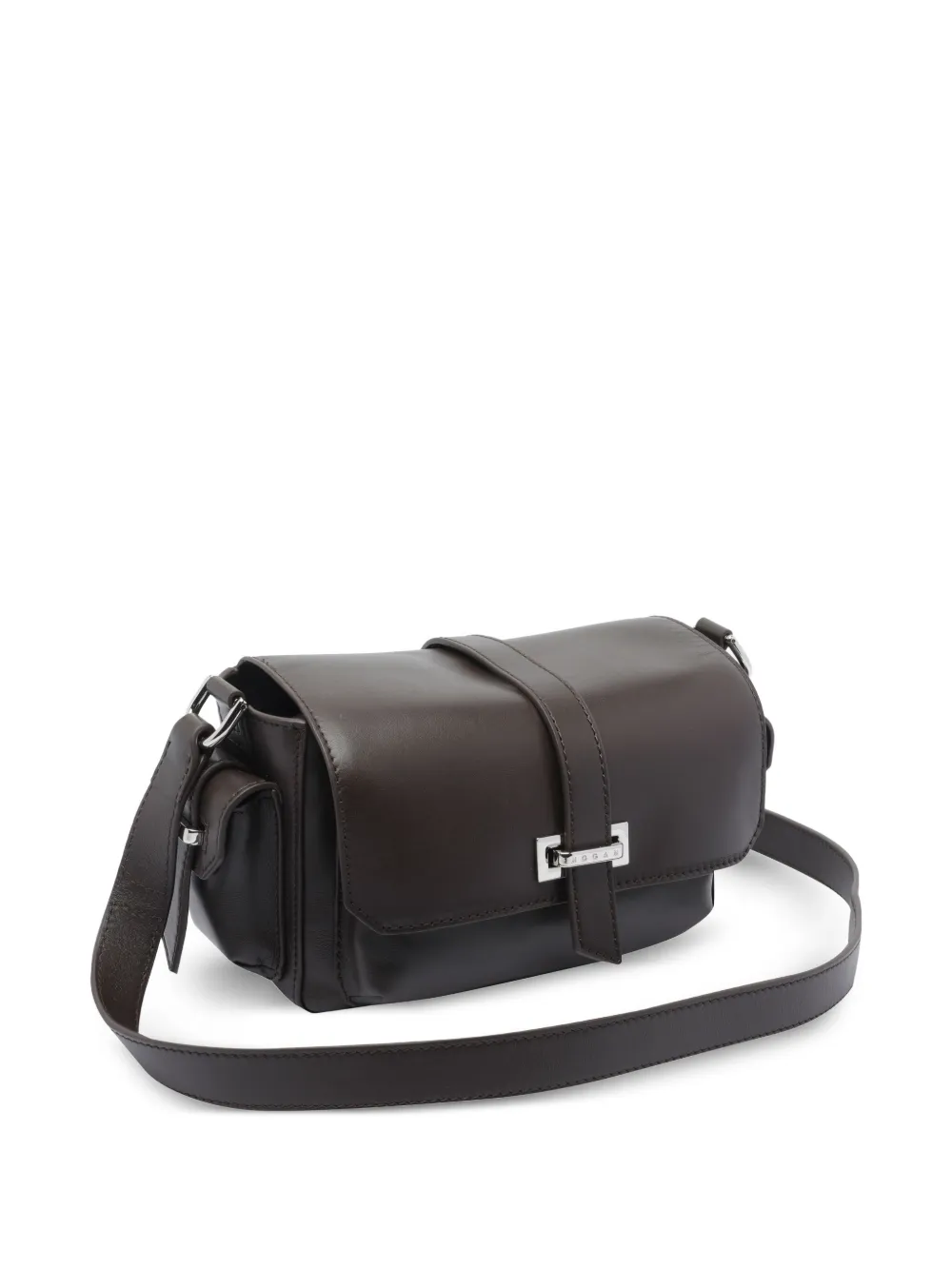 Hogan Schoudertas met omslag en zak Bruin