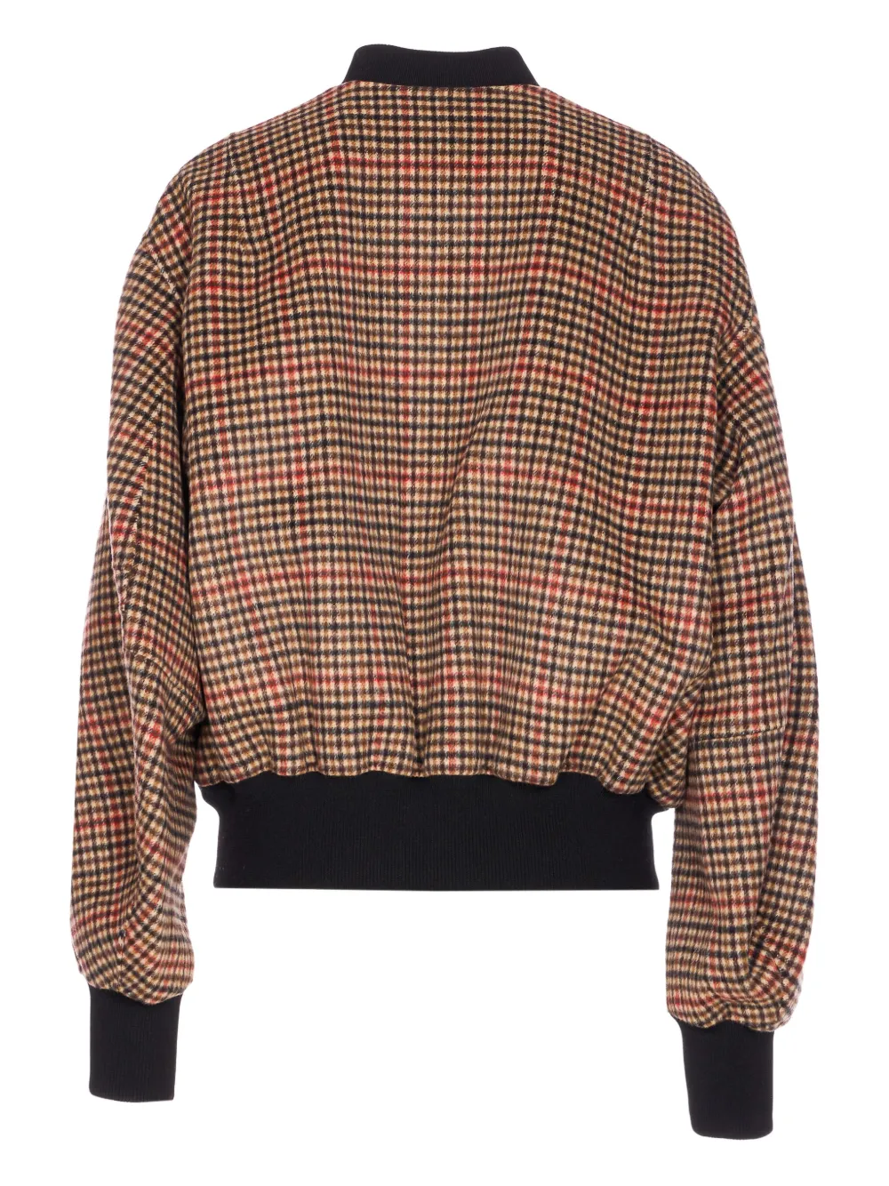 Essentiel Antwerp check zip-front wool jacket | Varsity Jackets | Image 2