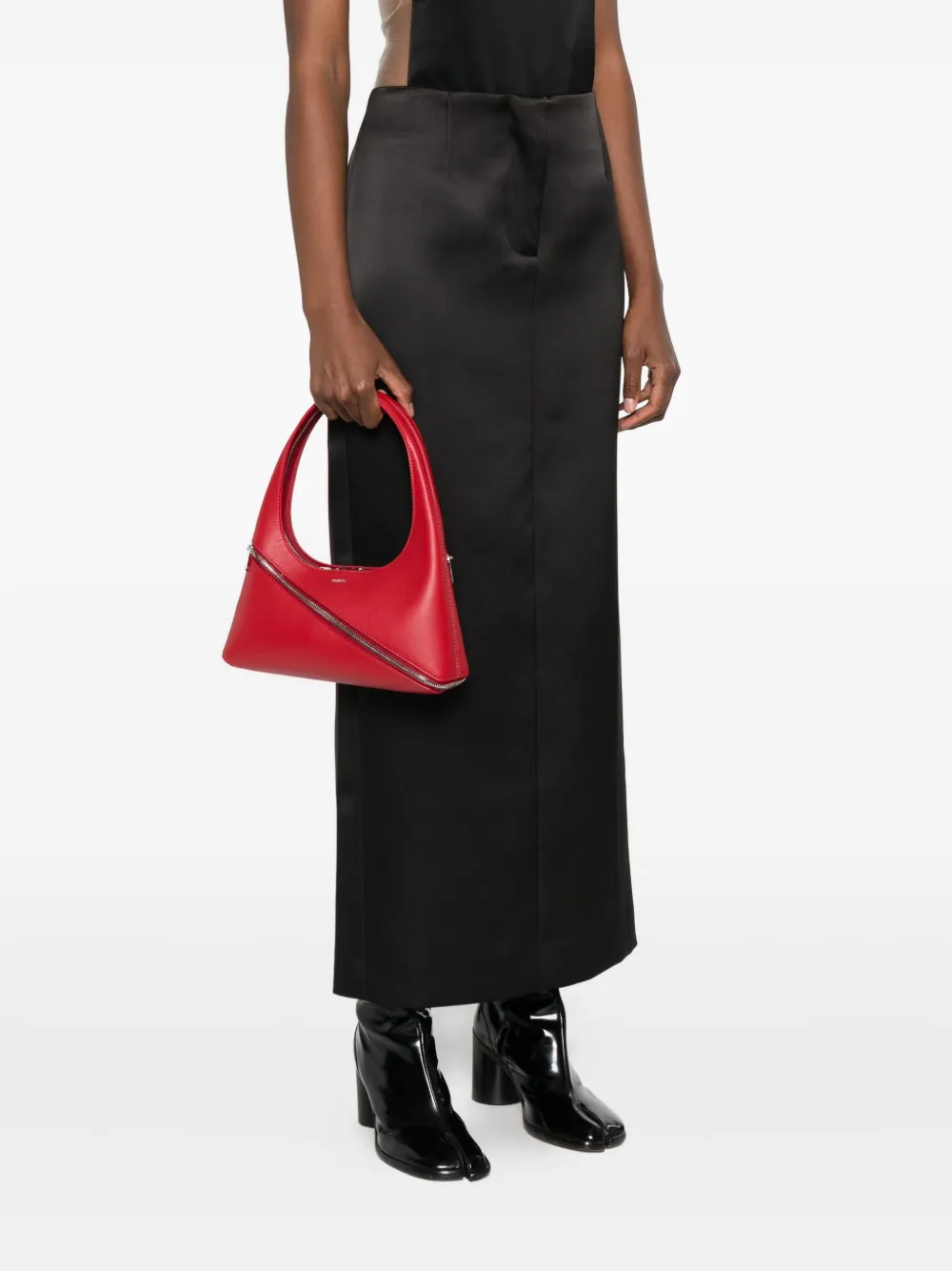 Coperni diagonal-zip leather shoulder bag | Image 2