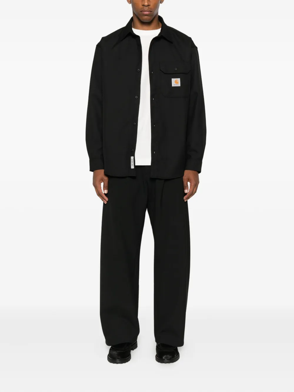 Carhartt WIP Overhemd met zakdetail - Zwart