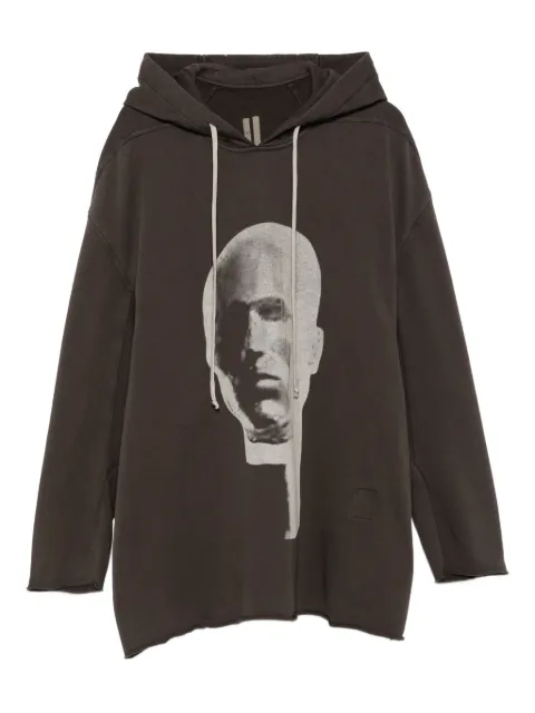 Rick Owens DRKSHDW head-print drawstring hoodie