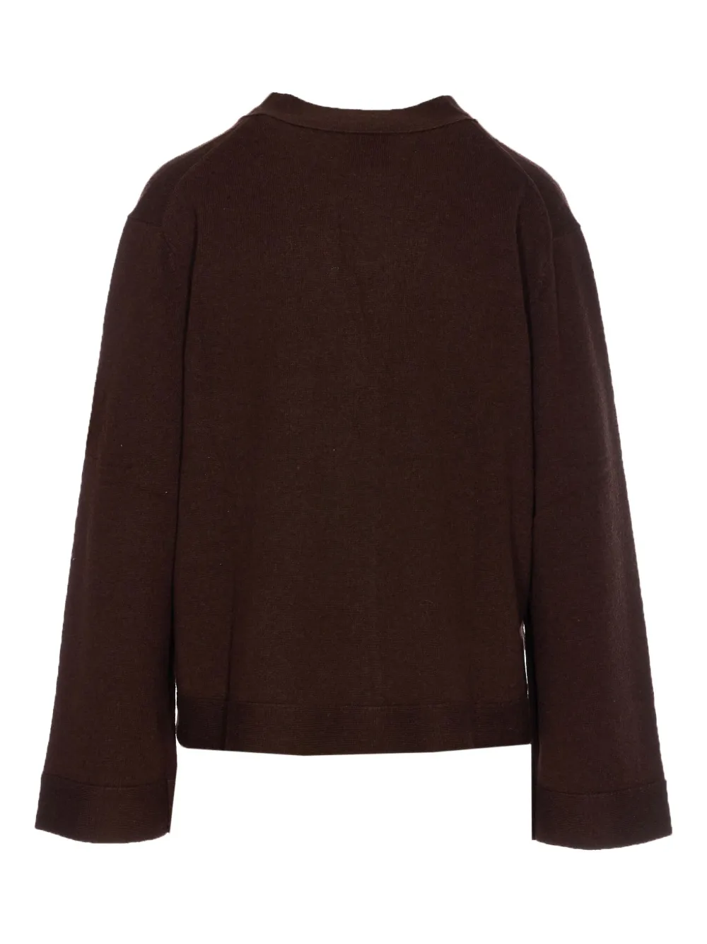 Allude Buttoned-front Cardigan In Brown