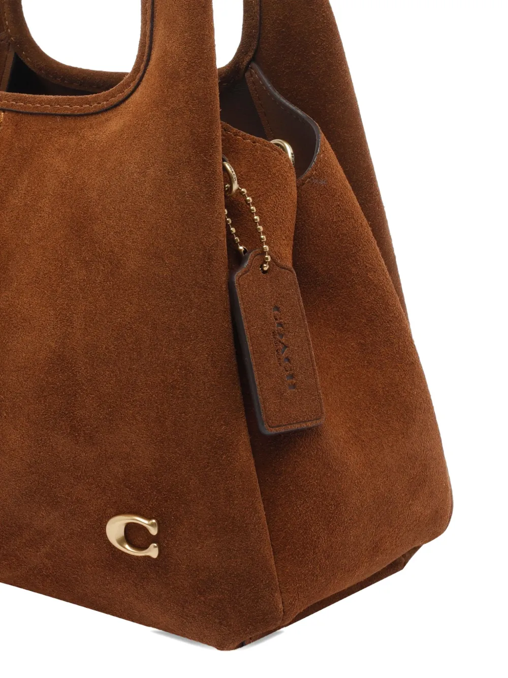 Coach Lana suede shoulder bag - Bruin
