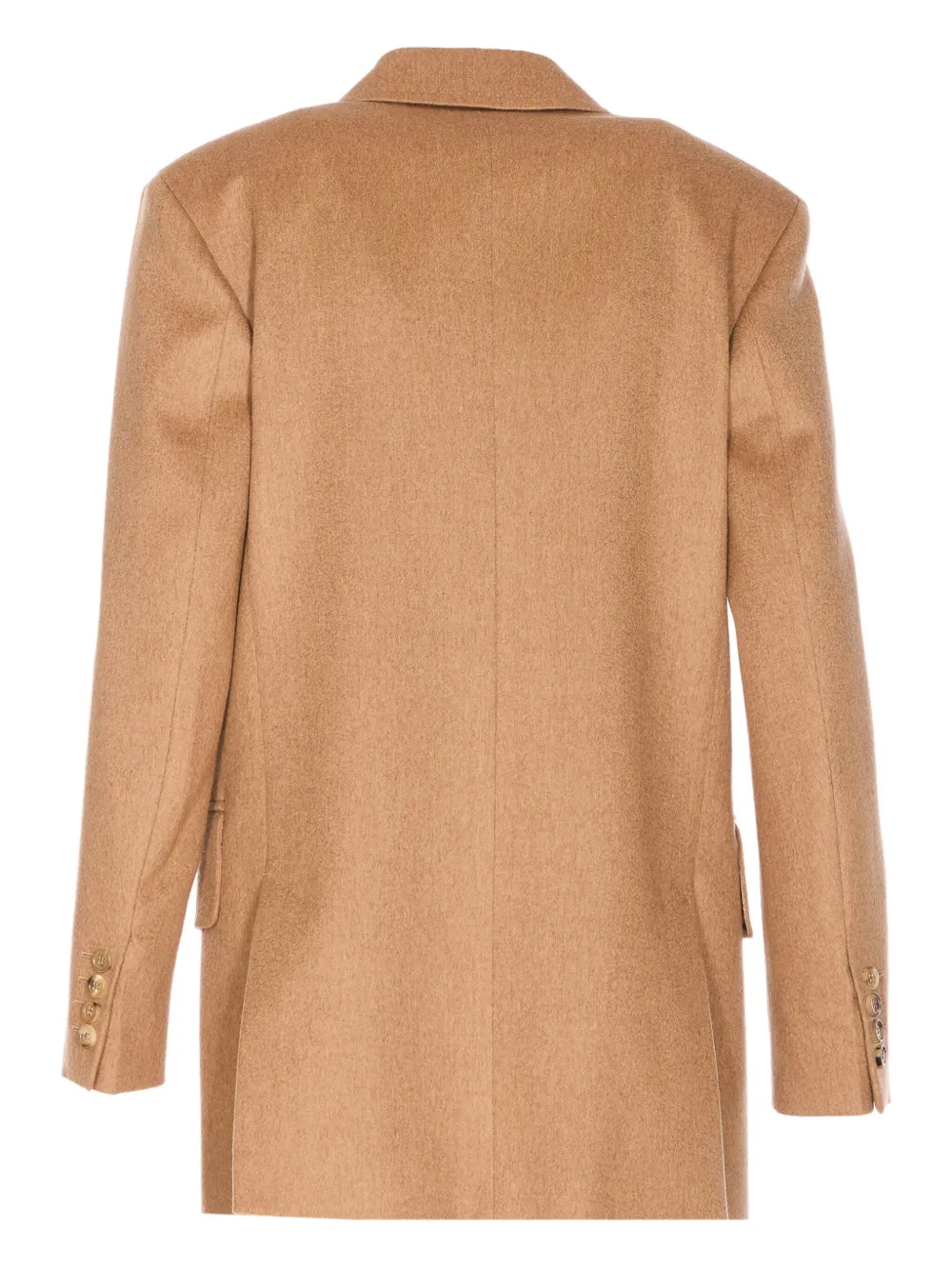 Max Mara Double-breasted Blazer In Brown