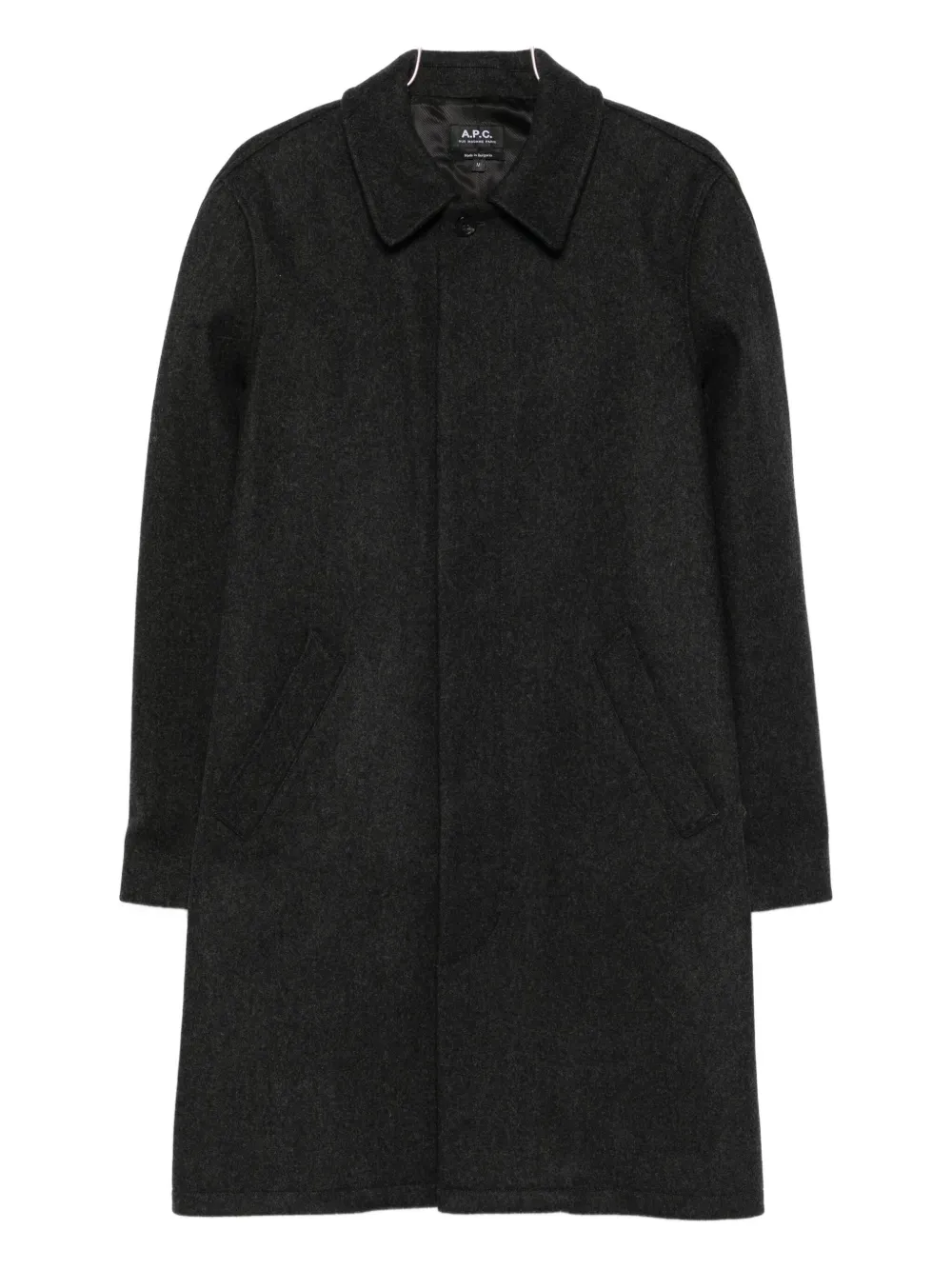 A.P.C. welt-pocket wool-blend coat | Grey | Image 1